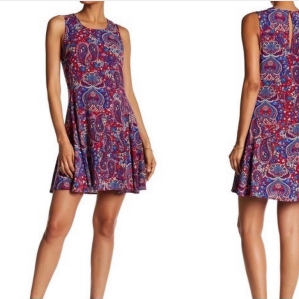 Splendid | Paisley Print Dress - Sleeveless - Fit & Flare